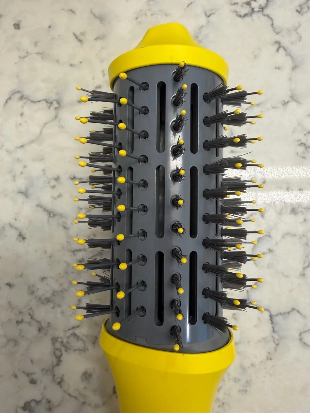 Drybar The Double Shot Oval Blow-Dryer Brush Yellow Hair Dryer Styler
